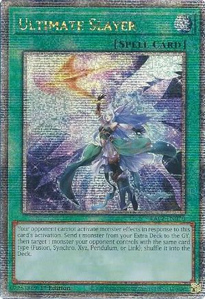 [Consignment] Ultimate Slayer (Quarter Century Secret Rare) (RA02-EN070) - 25th Anniversary Rarity Collection II 1st Edition