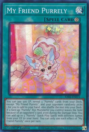 My Friend Purrely (RA02-EN071) - 25th Anniversary Rarity Collection II 1st Edition
