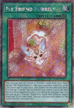My Friend Purrely (Platinum Secret Rare) (RA02-EN071) - 25th Anniversary Rarity Collection II 1st Edition