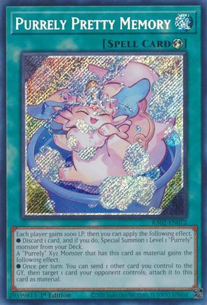 Purrely Pretty Memory (Secret Rare) (RA02-EN072) - 25th Anniversary Rarity Collection II 1st Edition