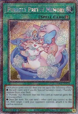 Purrely Pretty Memory (Platinum Secret Rare) (RA02-EN072) - 25th Anniversary Rarity Collection II 1st Edition