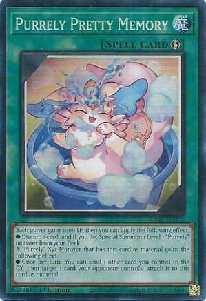 Purrely Pretty Memory (PCR) (RA02-EN072) - 25th Anniversary Rarity Collection II 1st Edition