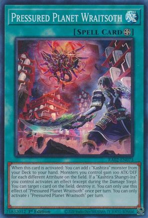 Pressured Planet Wraitsoth (RA02-EN073) - 25th Anniversary Rarity Collection II 1st Edition