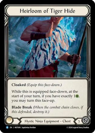 Heirloom of Tiger Hide (MST049) - Part the Mistveil