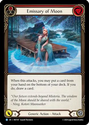Emissary of Moon (MST197) - Part the Mistveil Rainbow Foil
