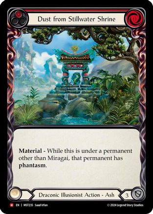 Dust from Stillwater Shrine Cost (MST235) - Part the Mistveil