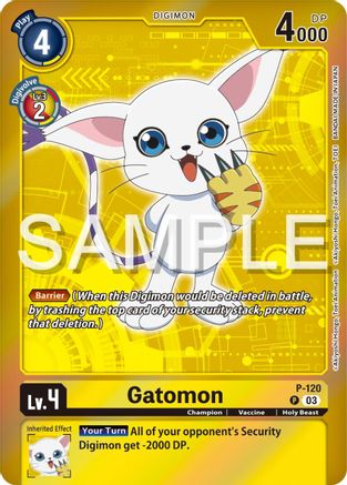 Gatomon - P-120 (Digimon Adventure Box 2024) (P-120) - Digimon Promotion Cards Foil