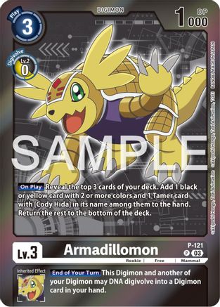 Armadillomon - P-121 (Digimon Adventure Box 2024) (P-121) - Digimon Promotion Cards Foil