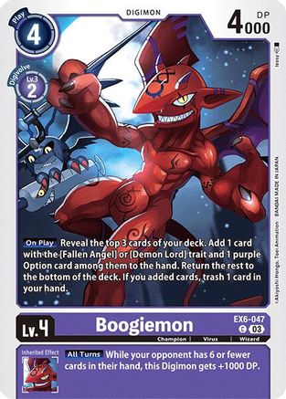 Boogiemon (EX6-047) - Infernal Ascension