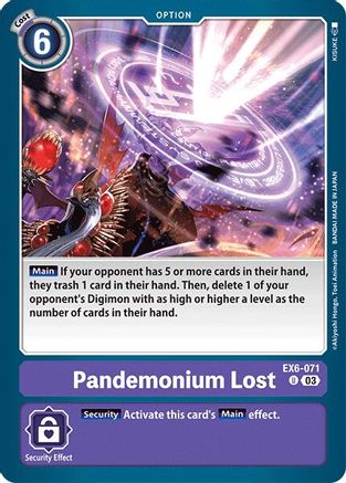 Pandemonium Lost (EX6-071) - Infernal Ascension