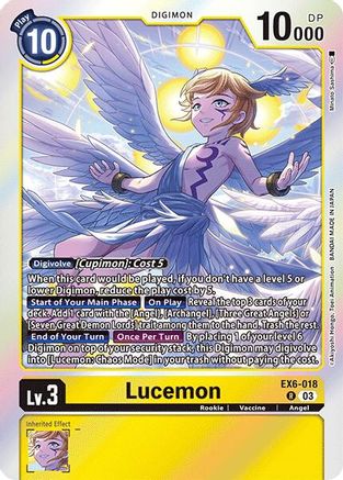 Lucemon (EX6-018) - Infernal Ascension Foil