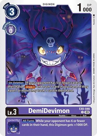 DemiDevimon (EX6-046) - Infernal Ascension