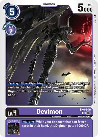 Devimon (EX6-049) - Infernal Ascension