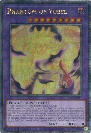 Phantom of Yubel (Quarter Century Secret Rare) (BLTR-EN047) - Battles of Legend: Terminal Revenge 1st Edition