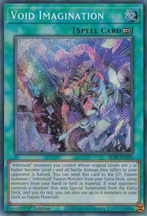 Void Imagination (Alternate Art) (BLTR-EN102) - Battles of Legend: Terminal Revenge 1st Edition