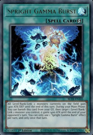 Spright Gamma Burst (BLTR-EN105) - Battles of Legend: Terminal Revenge 1st Edition