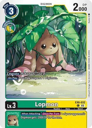 Lopmon (EX6-032) - Infernal Ascension