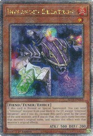 Infernoid Decatron (Quarter Century Secret Rare) (BLTR-EN069) - Battles of Legend: Terminal Revenge 1st Edition
