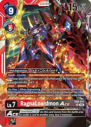 RagnaLoardmon ACE (EX6-011) - Infernal Ascension Foil