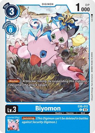 Biyomon (EX6-012) - Infernal Ascension