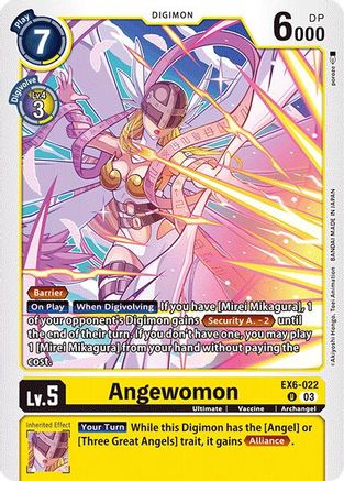 Angewomon (EX6-022) - Infernal Ascension