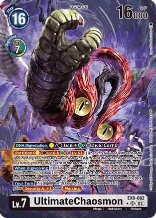 UltimateChaosmon (Alternate Art) (EX6-062) - Infernal Ascension Foil