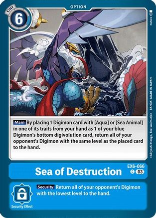 Sea of Destruction (EX6-066) - Infernal Ascension