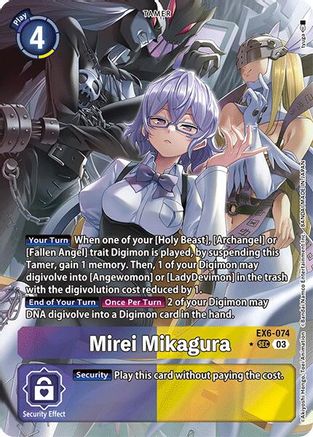 Mirei Mikagura (Alternate Art) (EX6-074) - Infernal Ascension Foil