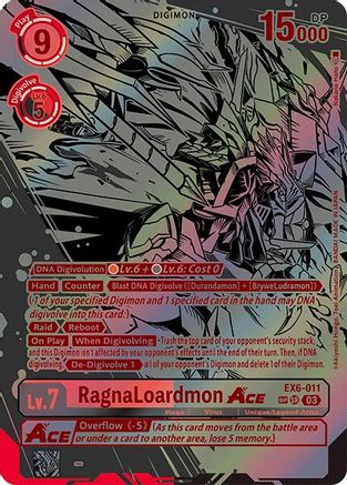 RagnaLoardmon ACE (Textured) (EX6-011) - Infernal Ascension