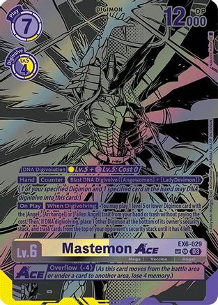 Mastemon ACE (Textured) (EX6-029) - Infernal Ascension Foil