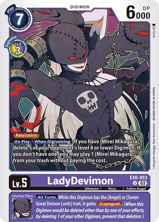 LadyDevimon (Ex6-053) - Infernal Ascension