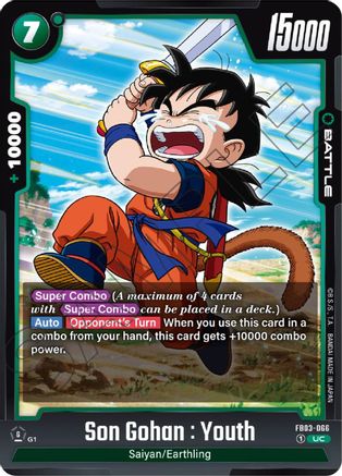 Son Gohan : Youth - FB03-066 (FB03-066) - Raging Roar
