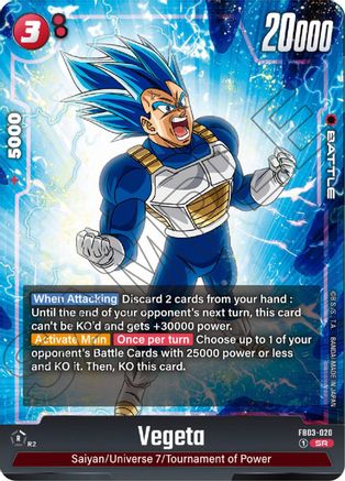 Vegeta - FB03-020 (FB03-020) - Raging Roar Holofoil