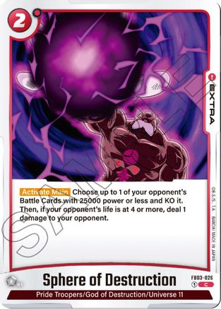 Sphere of Destruction (FB03-026) - Raging Roar