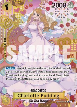 Charlotte Pudding (SP) (OP03-112) - Two Legends Foil