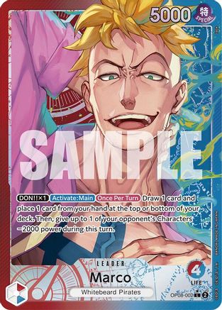 Marco (Parallel) (OP08-002) - Two Legends Foil