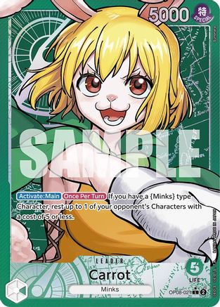 Carrot (021) (Parallel) (OP08-021) - Two Legends Foil