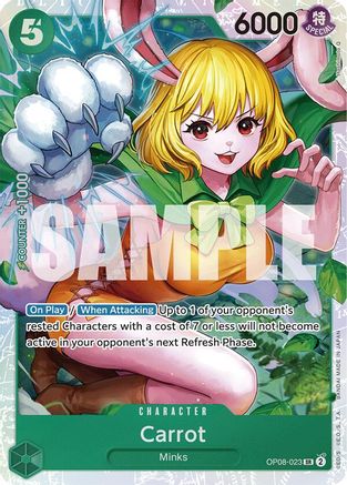 Carrot (023) (OP08-023) - Two Legends Foil