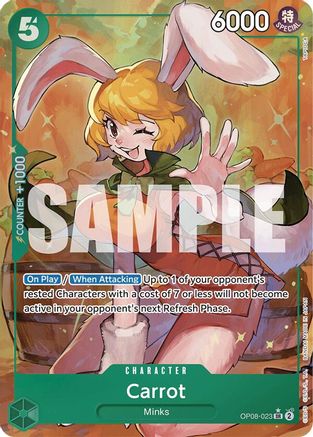 Carrot (023) (Parallel) (OP08-023) - Two Legends Foil