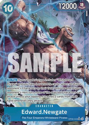 Edward.Newgate (Parallel) (OP08-043) - Two Legends Foil