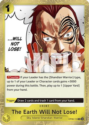 The Earth Will Not Lose! (OP08-115) - Two Legends Foil