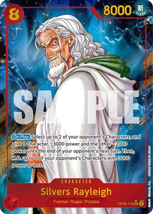 Silvers Rayleigh (Parallel) (OP08-118) - Two Legends Foil