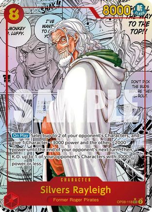 Silvers Rayleigh (Parallel) (Manga) (OP08-118) - Two Legends Foil