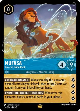 Mufasa - Ruler of Pride Rock (150/204) - Shimmering Skies Cold Foil