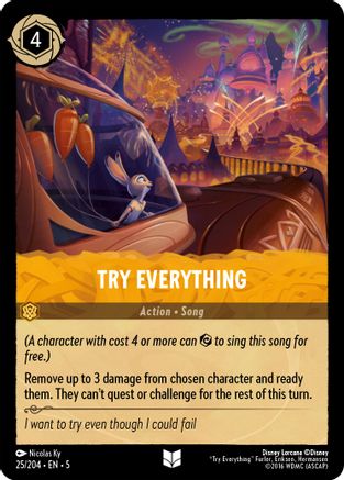 Try Everything (25/204) - Shimmering Skies Cold Foil