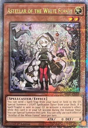 Astellar of the White Forest (Quarter Century Secret Rare) (INFO-EN013) - The Infinite Forbidden 1st Edition
