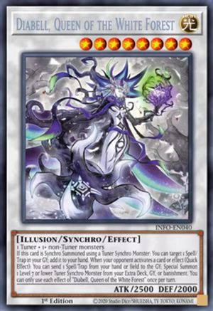 Diabell, Queen of the White Forest (INFO-EN040) - The Infinite Forbidden 1st Edition