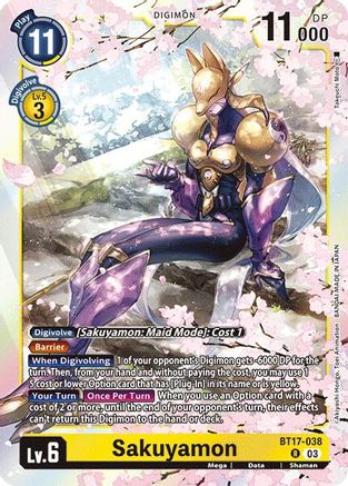 Sakuyamon (BT17-038) - Secret Crisis Foil