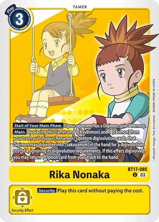 Rika Nonaka (BT17-085) - Secret Crisis