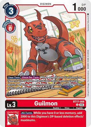 Guilmon (BT17-008) - Secret Crisis